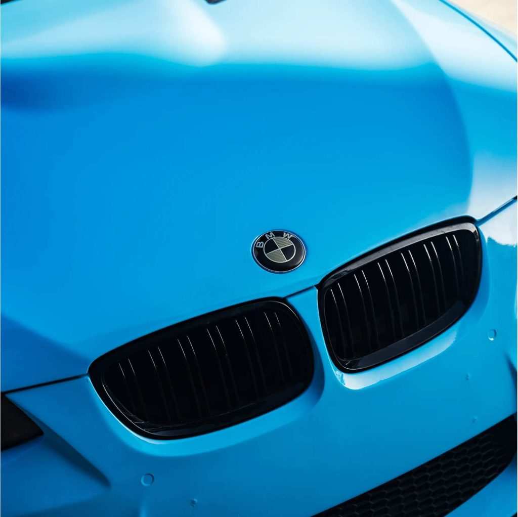 BMW 3 Series Logo closeup