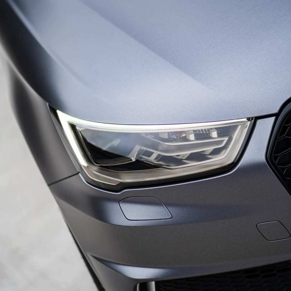 audi s1 headlight closeup