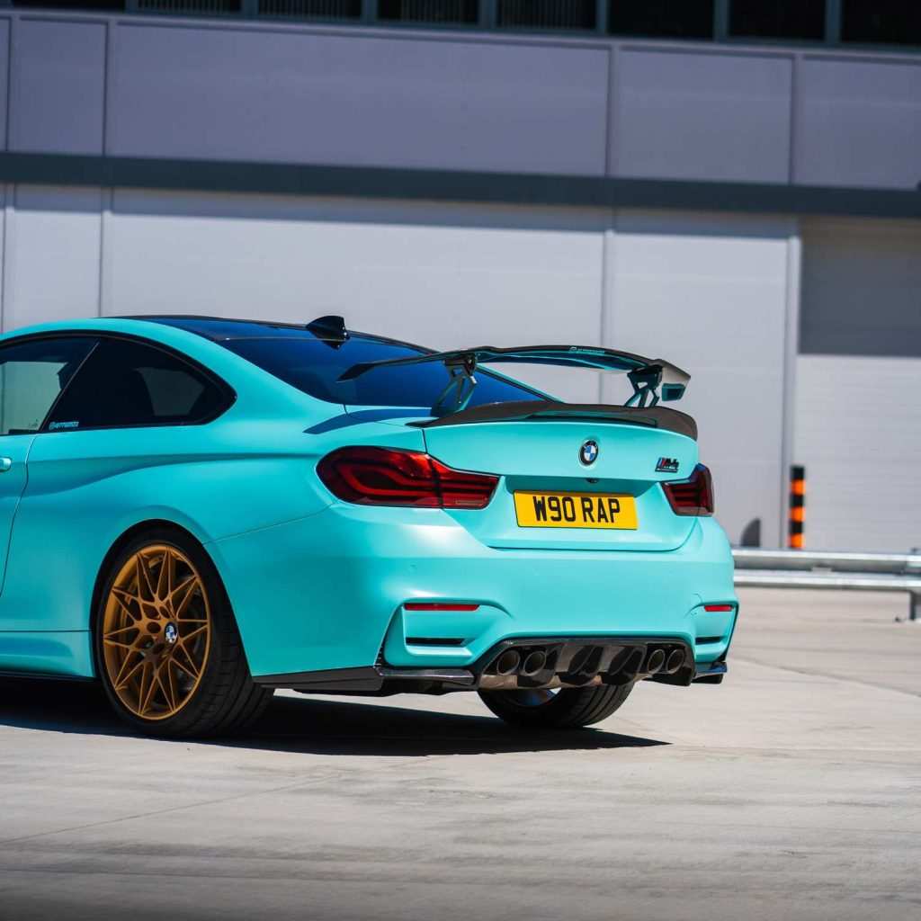 BMW M4 back view