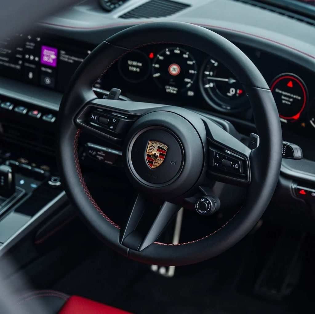 Porsche steering wheel