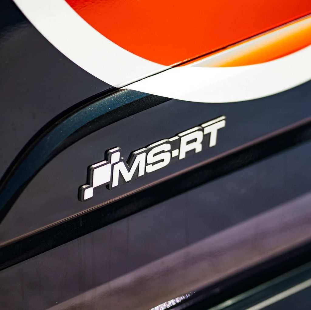 closeup of customised ford transit