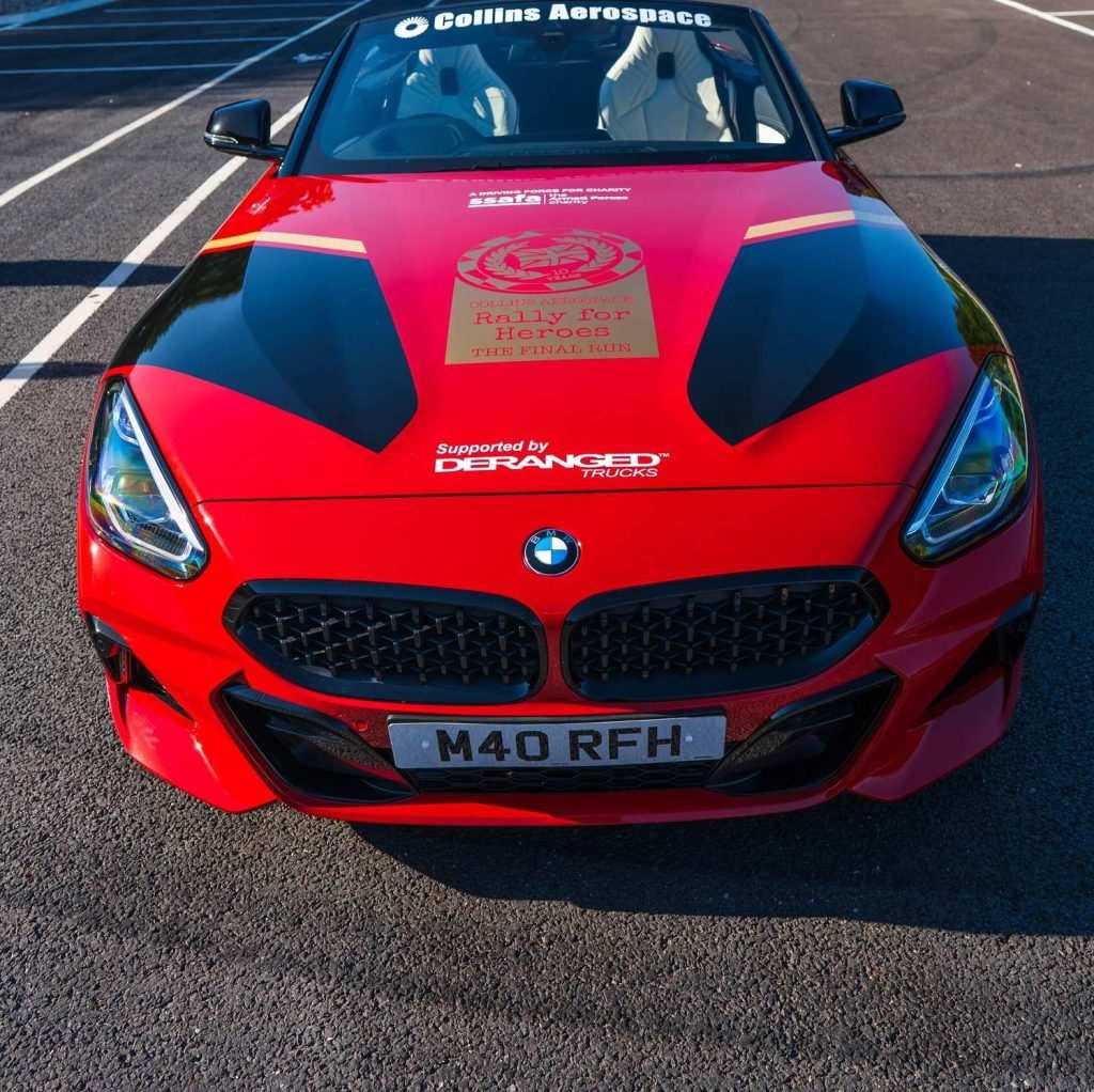 BMW Z4 Red on road