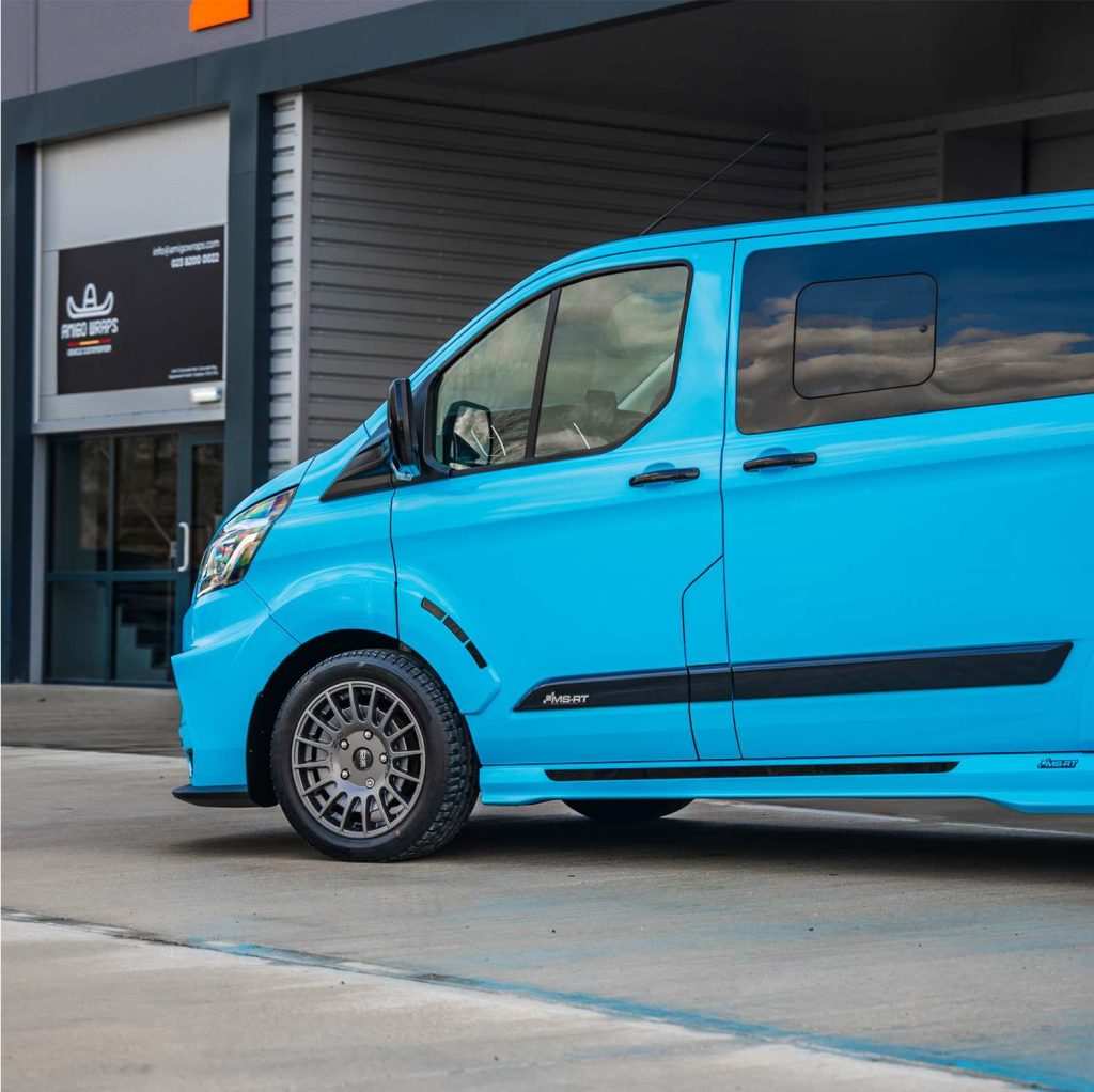 Customised Ford Transit Blue