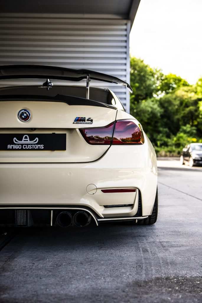 BMW M4 back view