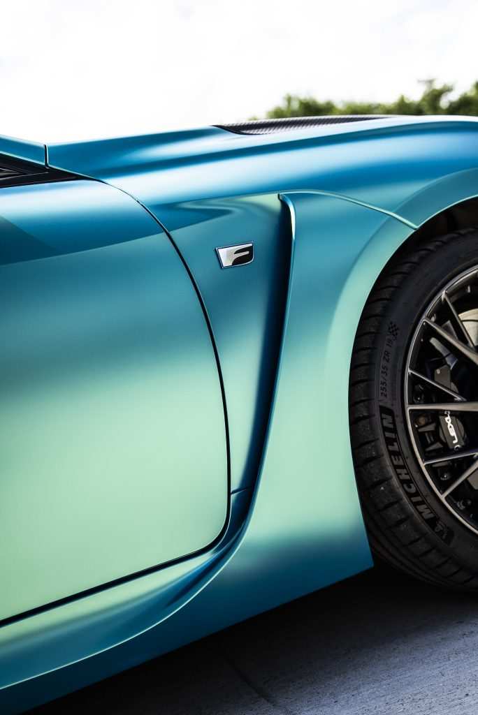 turquoise car wrap