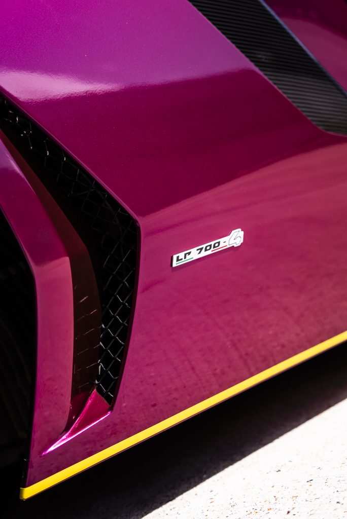 Lamborghini Aventador closeup