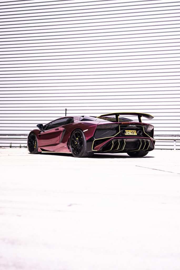 lamborghini aventador full view