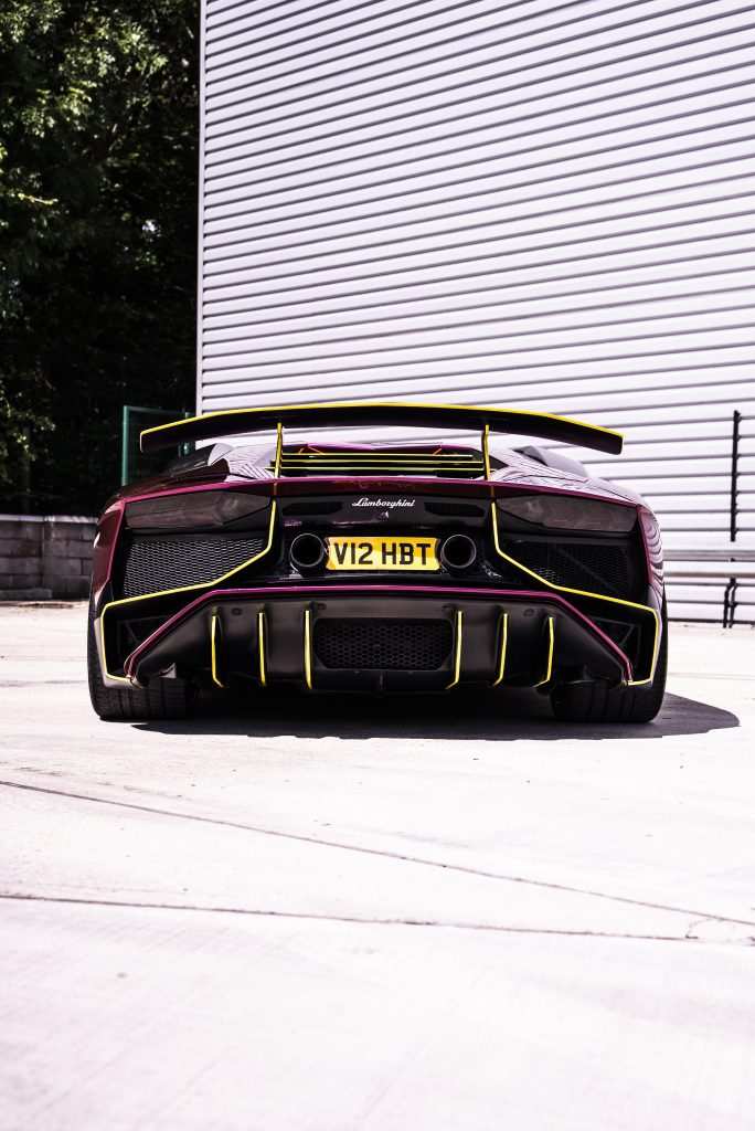 Lamborghini Aventador back view