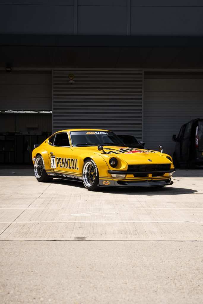 DATSUN PENZZOIL LIVERY Outside Garage