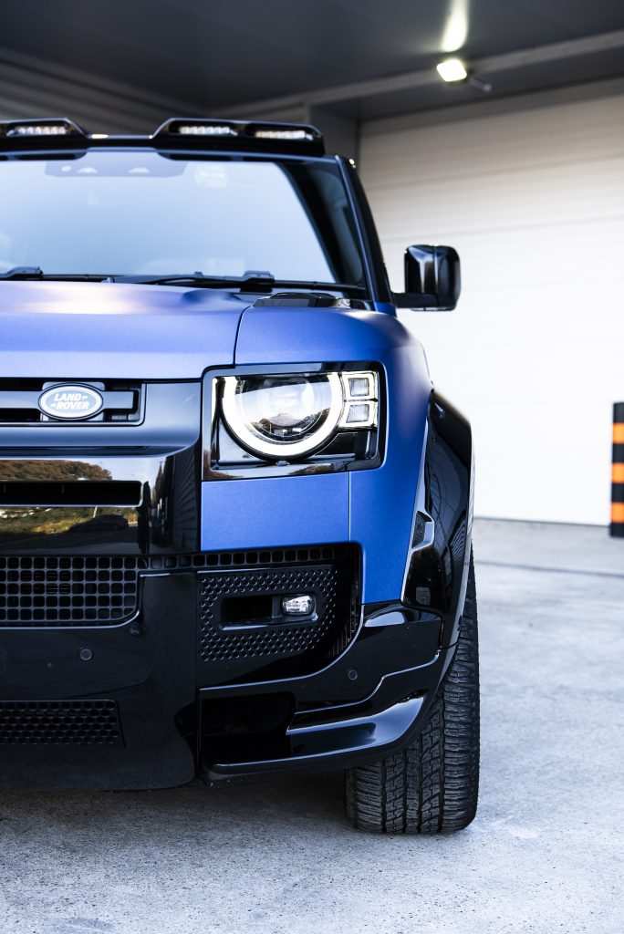 Defender 110 front view
