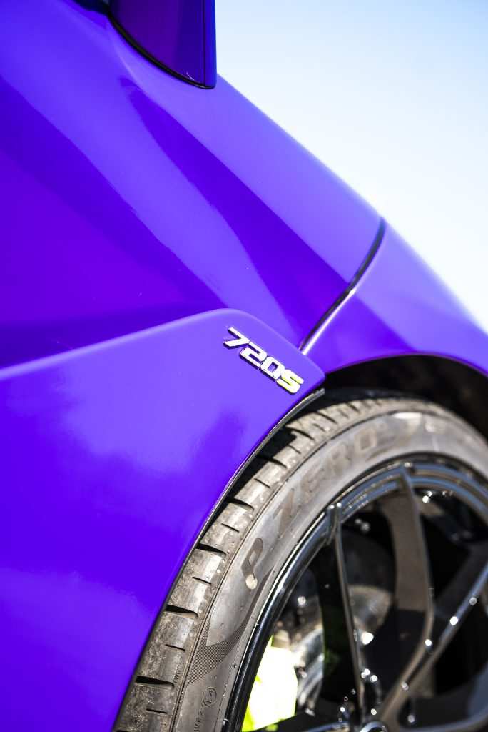 McLaren 720S in 3M Gloss Plum Explosion