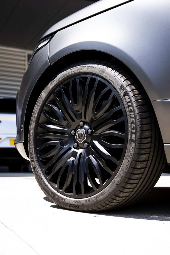 Range Rover with satin PPF conversion