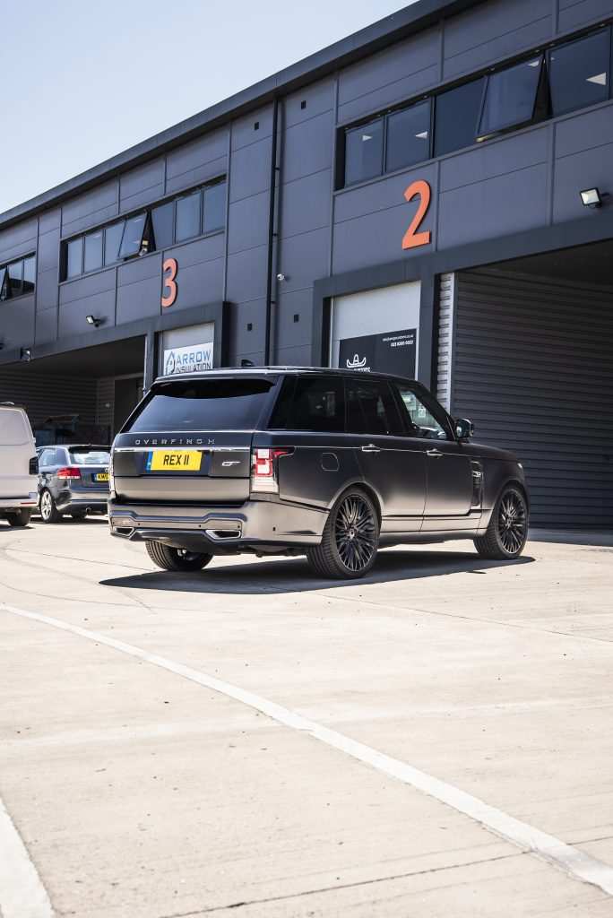 Range Rover with satin PPF conversion
