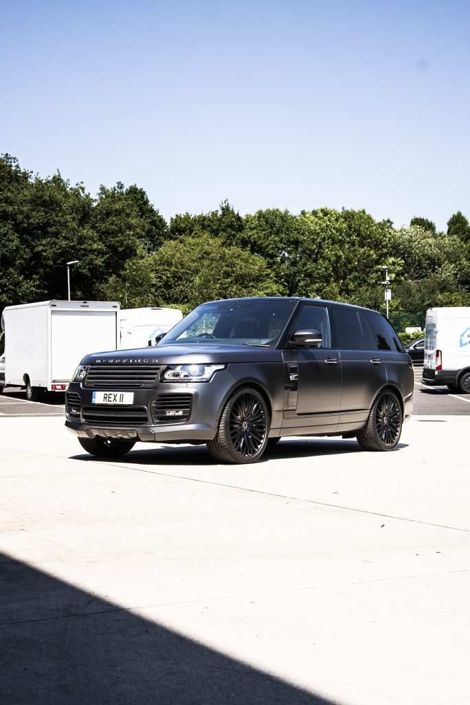 Range Rover with satin PPF conversion