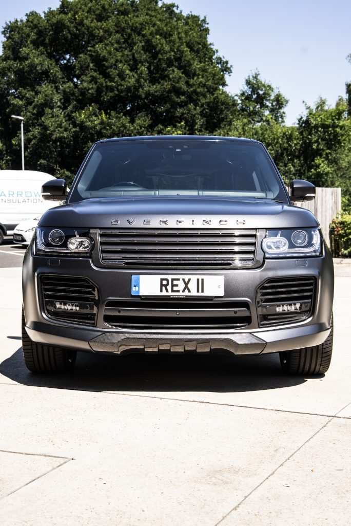 Range Rover with satin PPF conversion