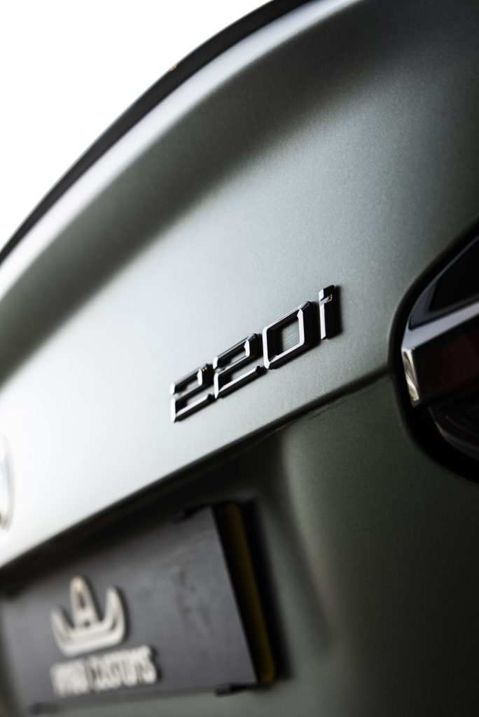 BMW 2 Series in 3M Matte Pine Green Metallic