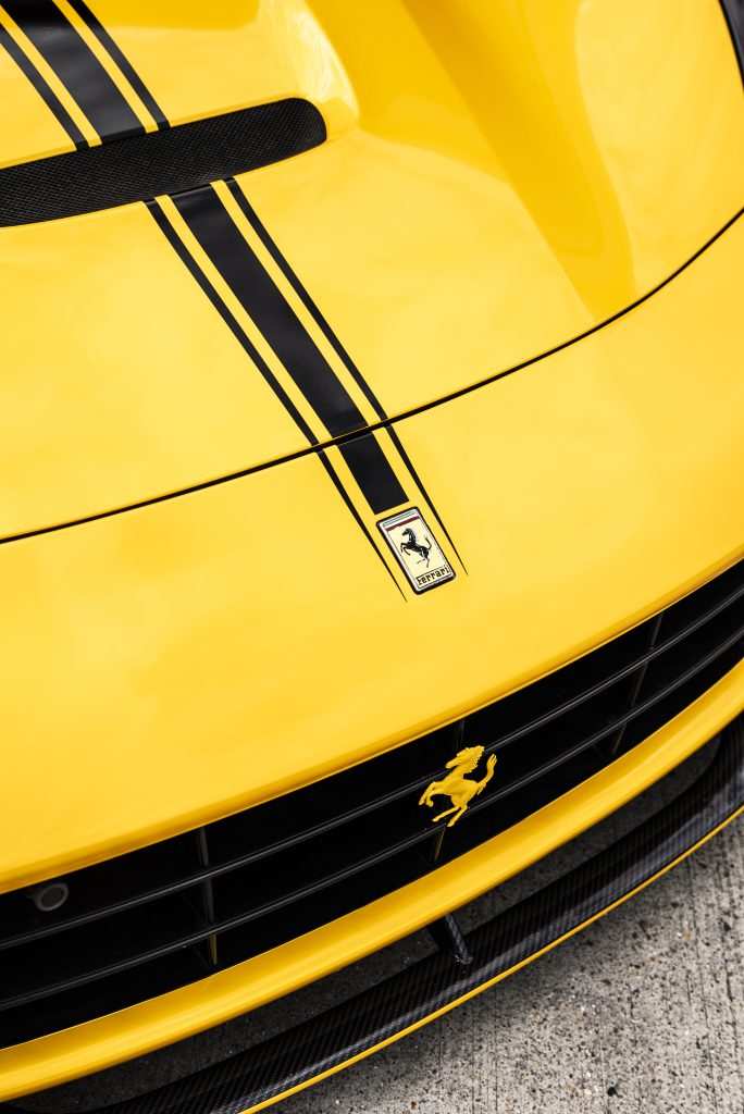 Ferrari F12 in Inozetek Supergloss Dandelion Yellow