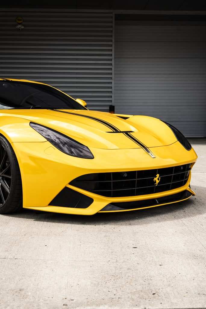 Ferrari F12 in Inozetek Supergloss Dandelion Yellow