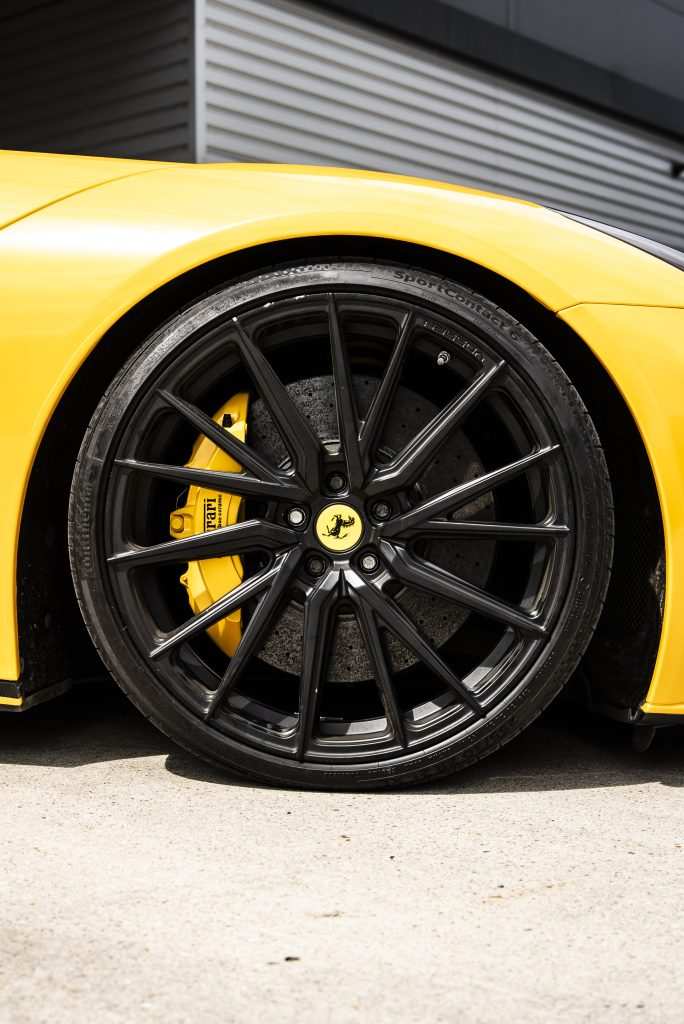 Ferrari F12 in Inozetek Supergloss Dandelion Yellow