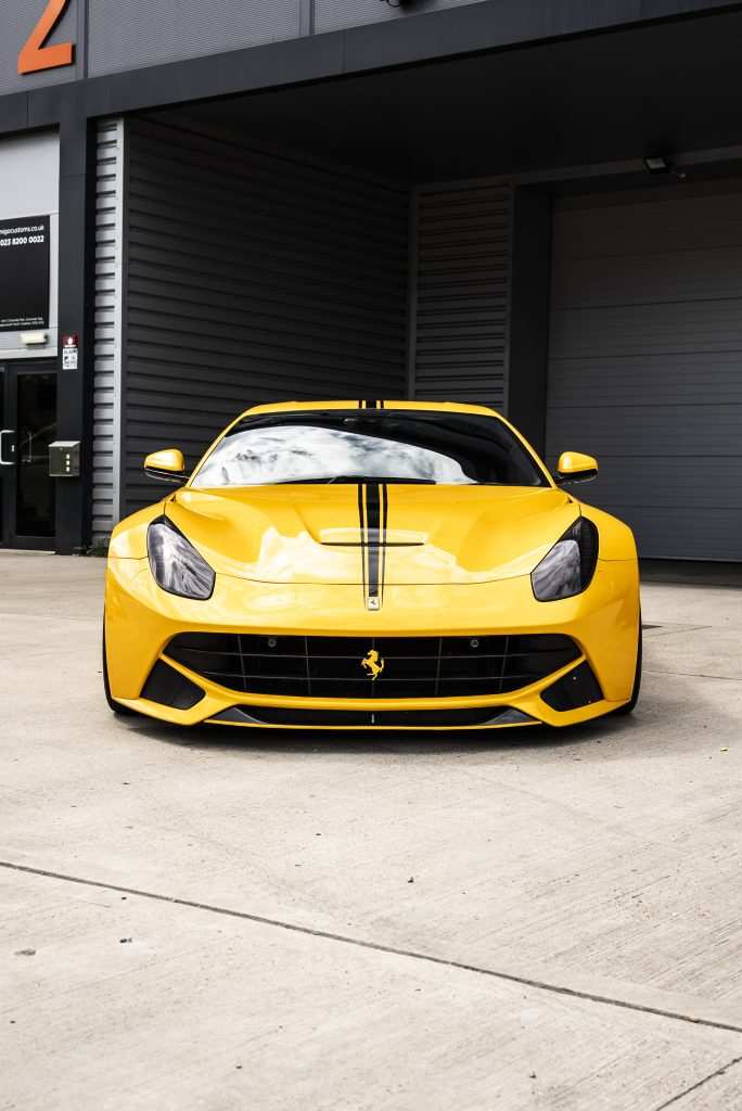 Ferrari F12 in Inozetek Supergloss Dandelion Yellow