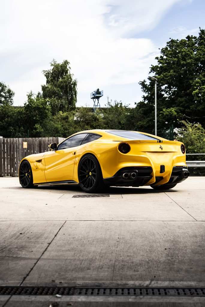 Ferrari F12 in Inozetek Supergloss Dandelion Yellow