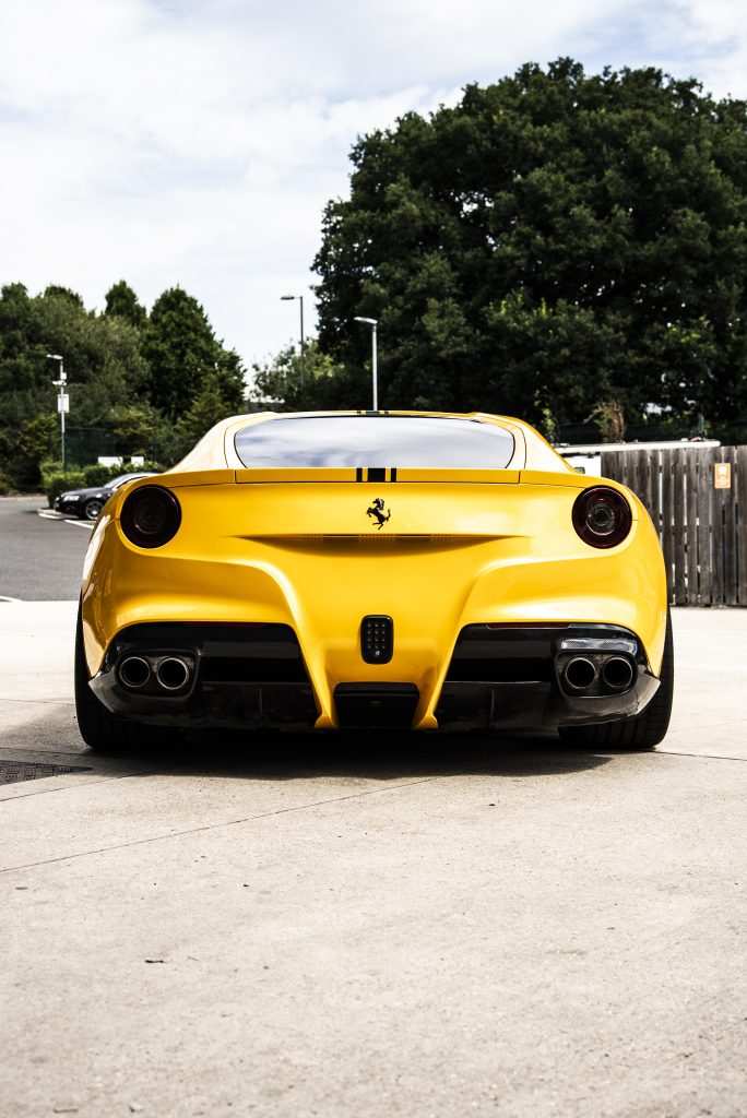 Ferrari F12 in Inozetek Supergloss Dandelion Yellow