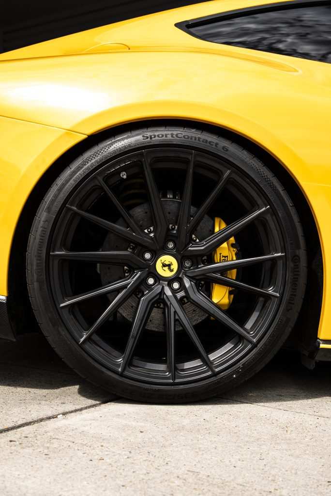 Ferrari F12 in Inozetek Supergloss Dandelion Yellow
