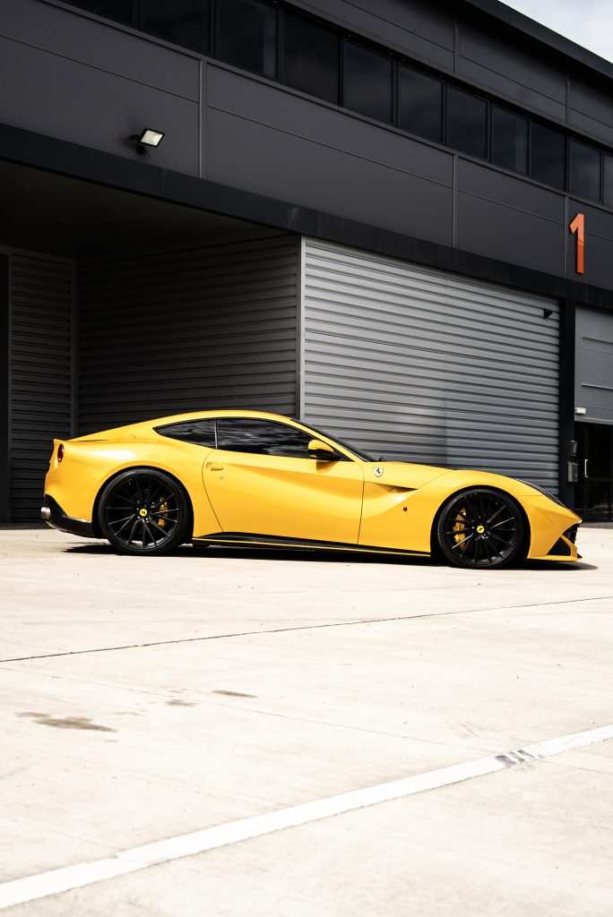 Ferrari F12 in Inozetek Supergloss Dandelion Yellow