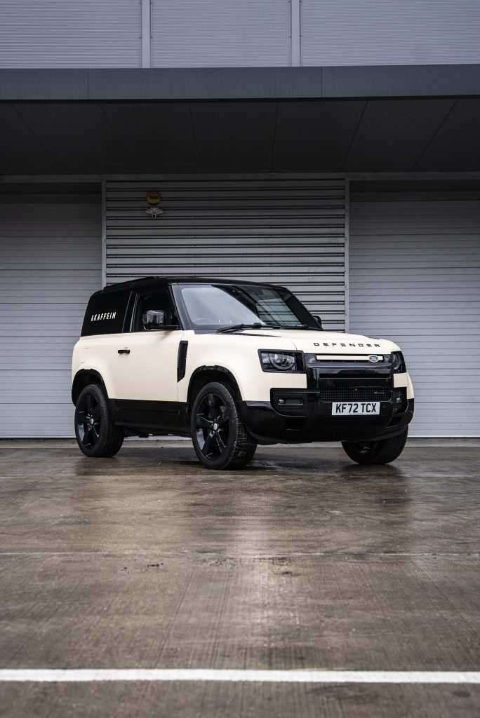 Defender 90 with custom colour wrap
