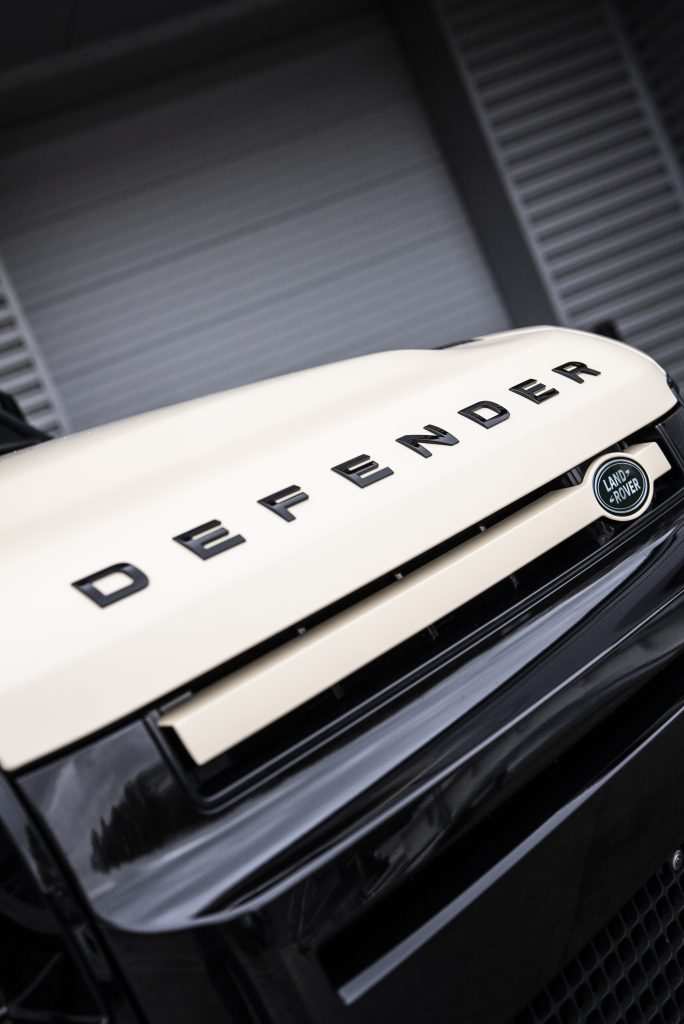 Defender 90 with custom colour wrap