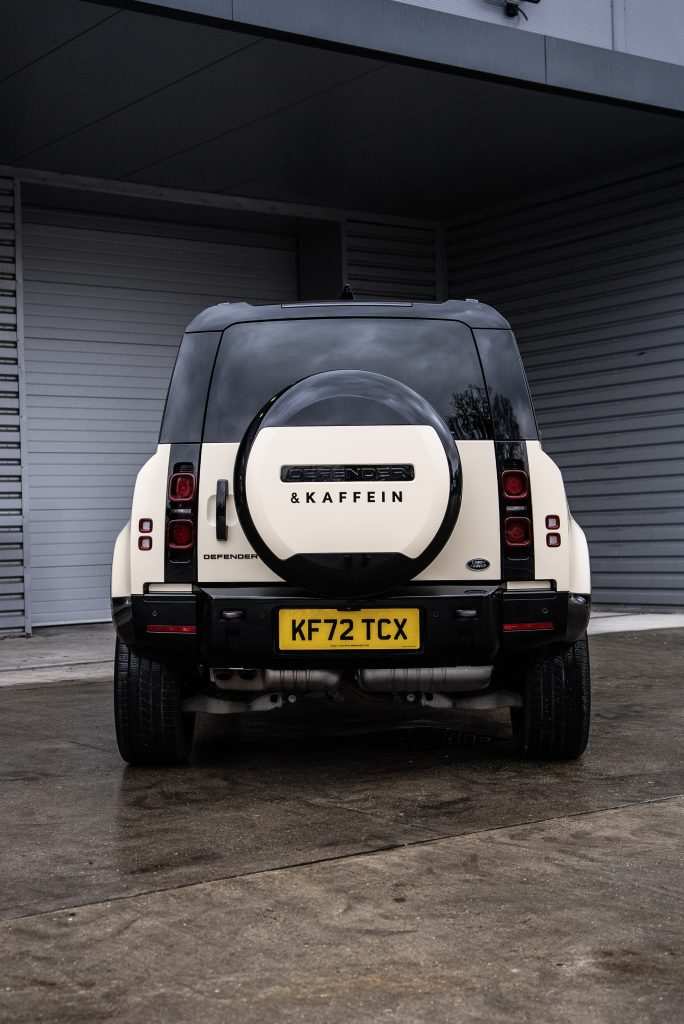 Defender 90 with custom colour wrap