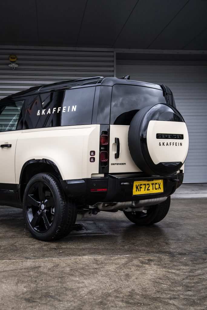 Defender 90 with custom colour wrap