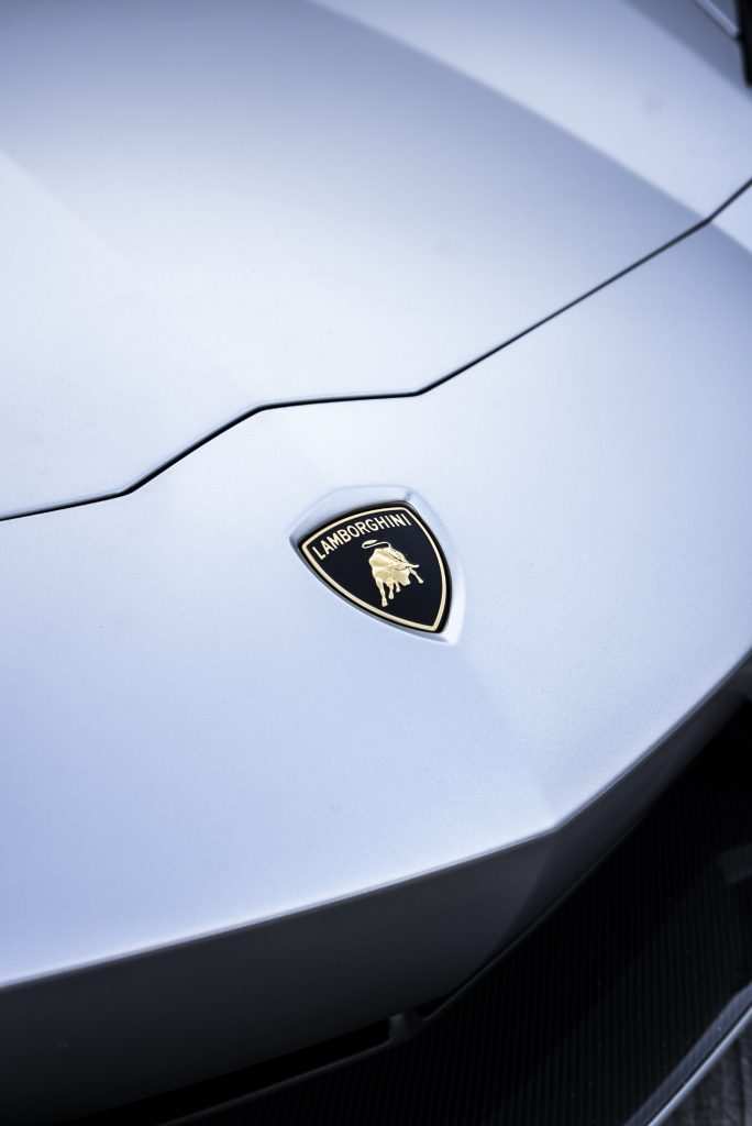 Lamborghini Aventador in 3M Satin White Aluminium