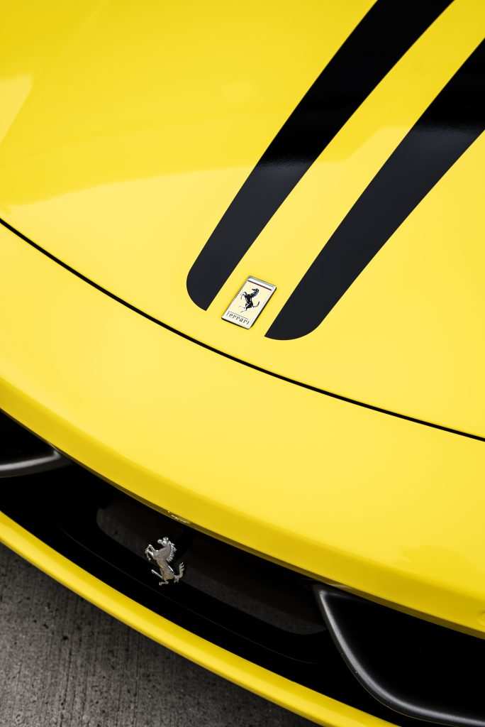 Ferrari 458 in 3M High Gloss Bright Yellow