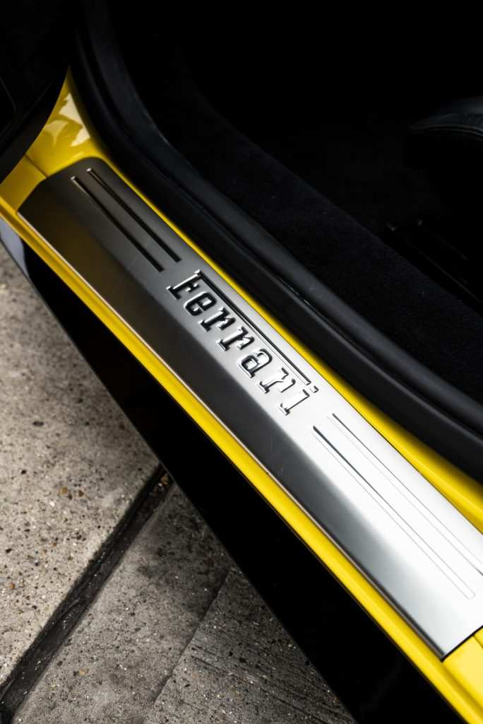 Close-up of 3M High Gloss Bright Yellow finish”