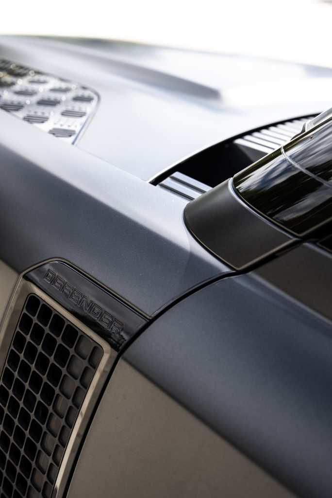 Defender 110 with satin PPF conversion