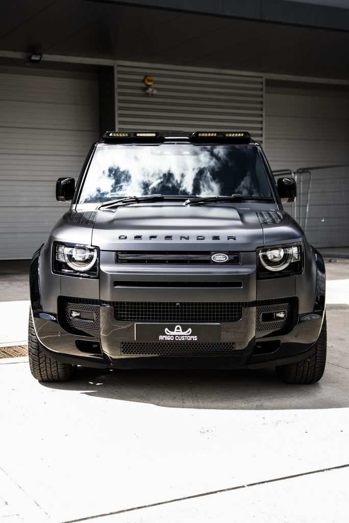Land Rover Defender 110 protected in satin PPF
