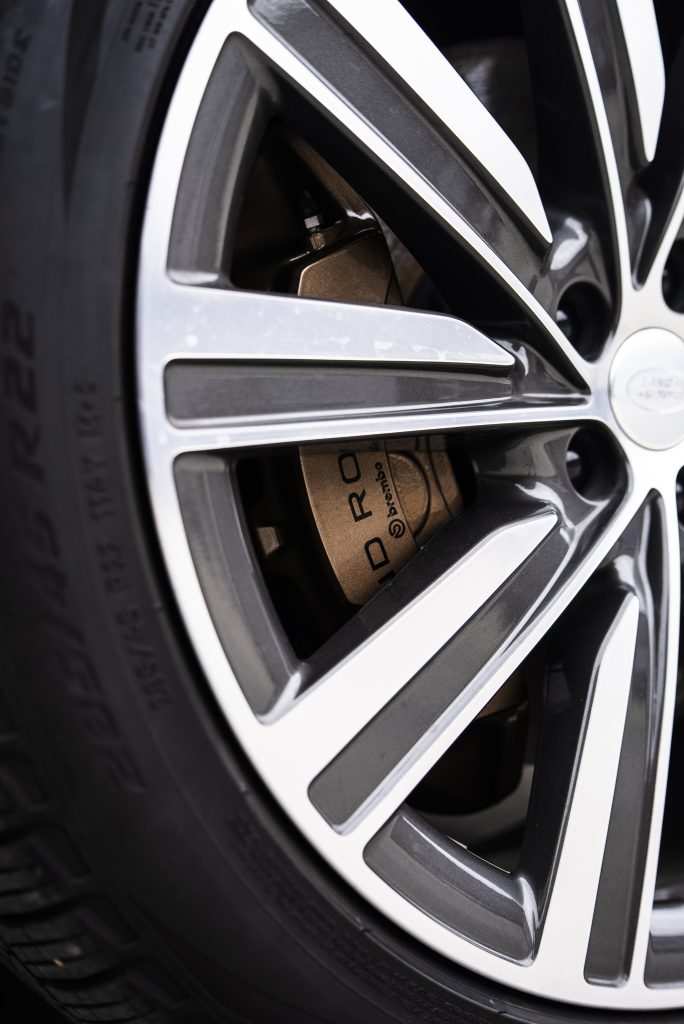 Dechromed Range Rover wrapped in satin PPF