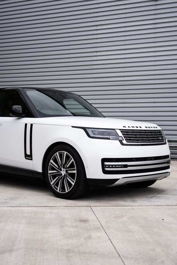 Range Rover with full satin PPF conversion