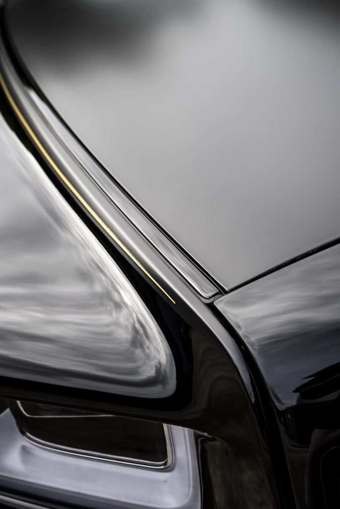 Rolls Royce Phantom with full gloss PPF and top half satin black wrap