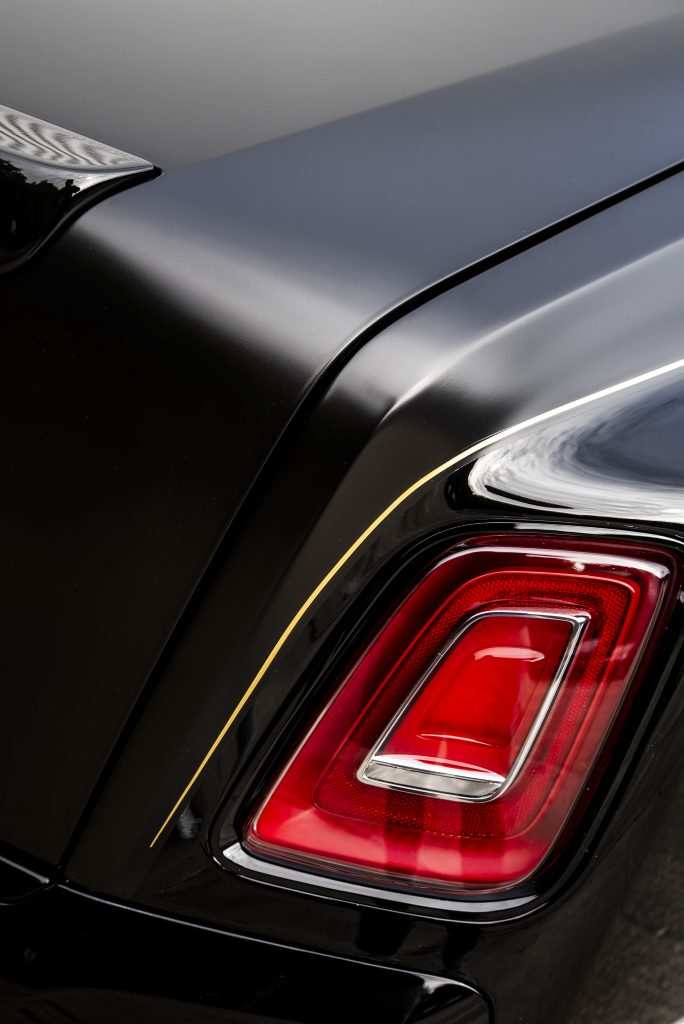 Rolls Royce Phantom with full gloss PPF and top half satin black wrap
