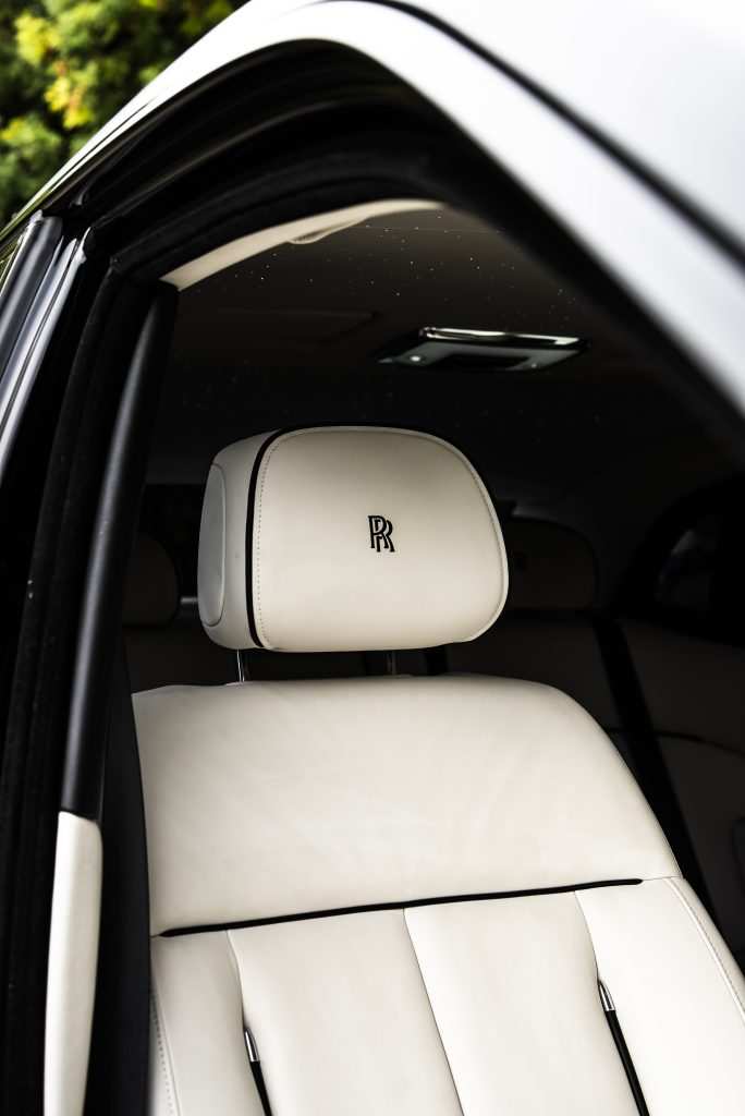 Rolls Royce Phantom with full gloss PPF and top half satin black wrap