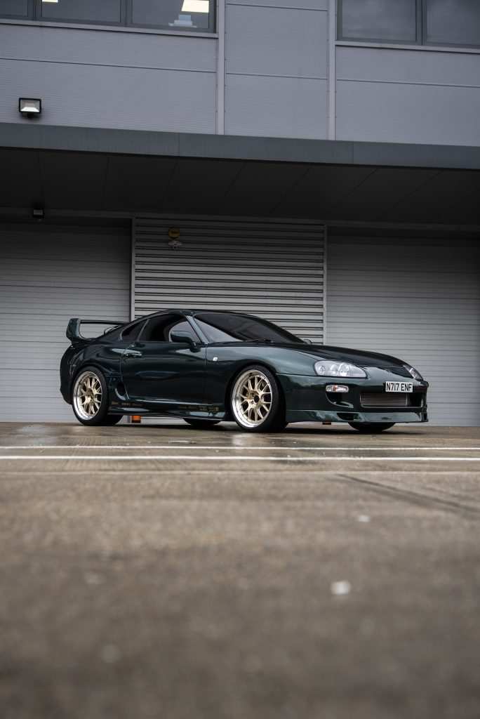 Toyota Supra with full clear gloss PPF