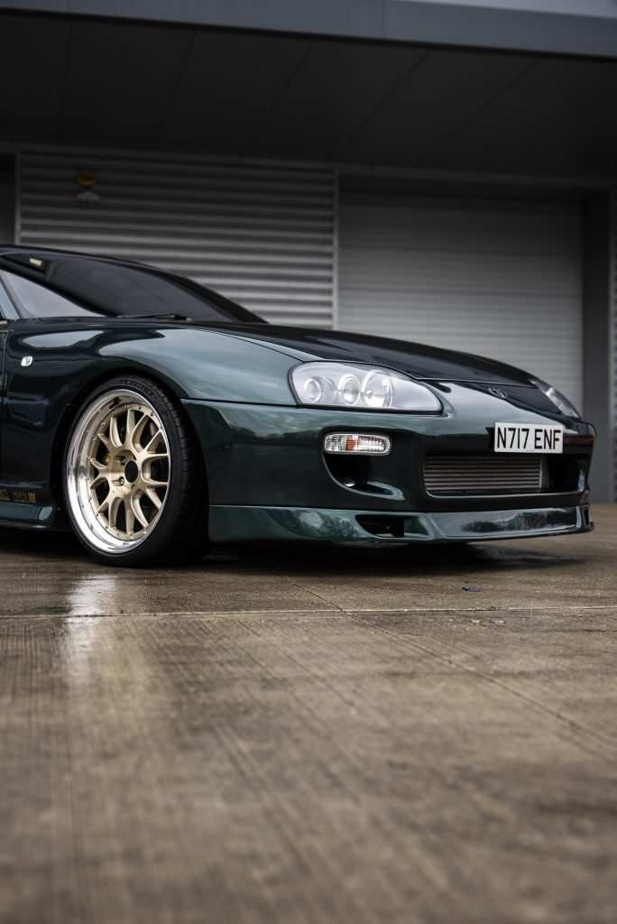 Toyota Supra with full clear gloss PPF