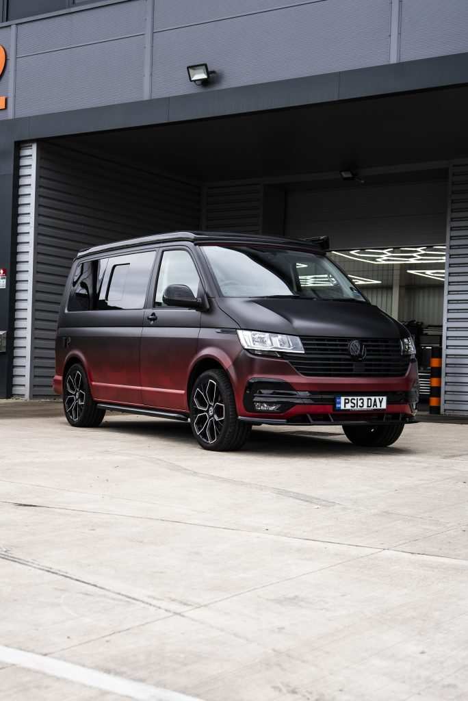 VW T6 with custom designed wrap