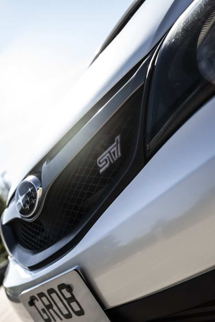 Subaru in 3M Satin Pearl White