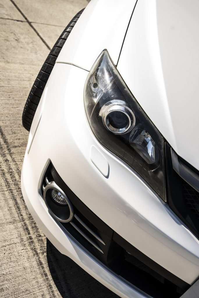 Subaru in 3M Satin Pearl White