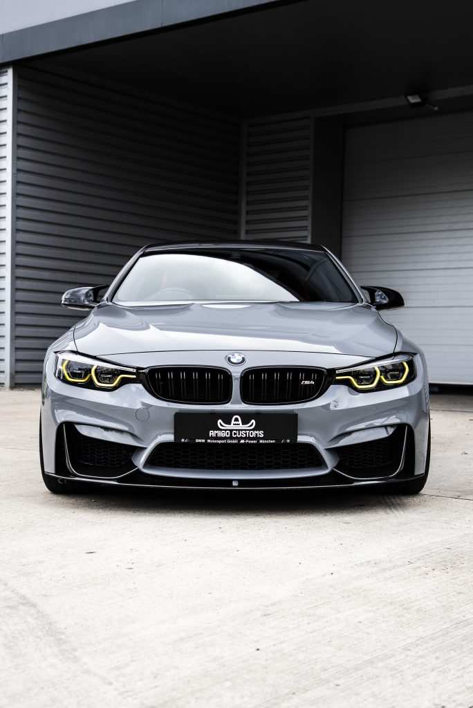 BMW M4 in 3M High Gloss Nardo Grey